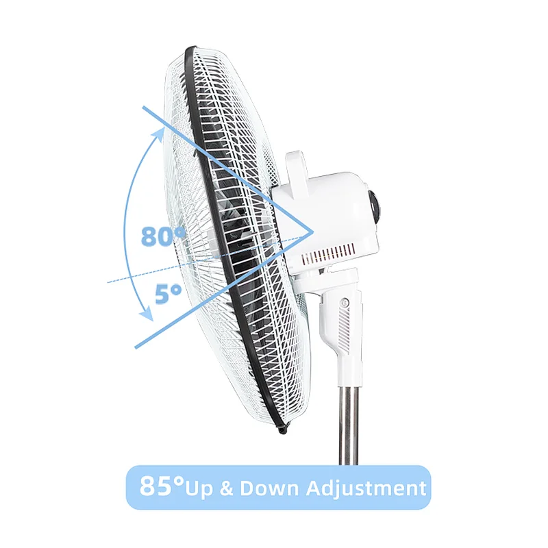 Rechargeable pedestal fans with remote，Changrong 5 speed stand fan